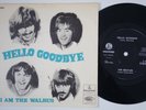 BEATLES Hello Goodbye RARE  SOLID CENTRE Denmark 45 danish I Am The Walrus HEAR
