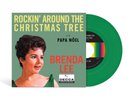 Brenda Lee Rockin' Around The Christmas Tree Translucent Emerald Single (Vinyl)