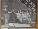 Wayne County And The Back Street Boys - Max's Kansas City Vinyl 1976 7