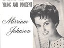 MIRIAM JOHNSON-(JESSE COLTER)-PICTURE SLEEVE+45-(LONESOME ROAD)--PS--PIC--SLV