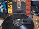 GUNS N ROSES APPETITE FOR DESTRUCTION EX /VG+ HYPE STICKERED VINYL LP W INNER