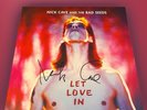 NICK CAVE HAND SIGNED ‘LET LOVE IN’ BAD SEEDS 12” VINYL COA PROOF