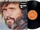 Kris Kristofferson–Songs Of Kristofferson Vinyl LP 1977 Monument Australia–L 361