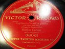 Orig Issue GRAND PRIZE 1907 Enrico CARUSO PAGLIACCI Vesti la GIUBBA VICTOR 88061