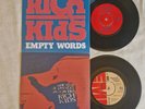 RICH KIDS X 2 - EMPTY WORDS / GHOSTS OF PRINCES IN TOWER 1978 UK EMI LABEL PUNK