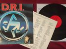 D.R.I. Crossover OG press Vinyl LP Death Records  With Lyrics Insert NM
