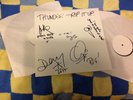 Thunder – Rip it up – SIGNED WHITE Label Test Press Vinyl LP 2017