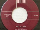 The Silhouettes Get A Job Rare Original 1st Press Junior Records Doo Wop VG++ 45
