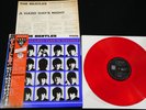 RED WAX - THE BEATLES - A HARD DAY'S NIGHT - JAPAN VINYL LP OBI EAS-70132 EX-/EX