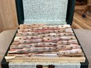 Vintage 1950-60’s 45 RPM Record Storage Carrying Case With 70+ Original Oldie’s