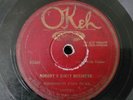 Mississippi John Hurt Okeh 8560 Nobody's Dirty Business / Frankie 78 rpm