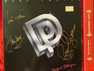 SIGNED BY ALL 5 BAND MEMBERS  DEEP PURPLE PERFECT STRANGERS LP 1980s LIKE NEW