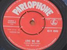 The Beatles Love Me Do P.S I Love You 1st Press Red Parlophone 45-R 4949 7