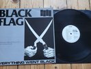 Black Flag  Everything Went Black LP 1983 UK SST press punk Rollins