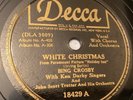 BING CROSBY “WHITE CHRISTMAS