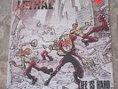 Lethal Aggression Life I Hard... 1988 OG RED LP Vinyl S/S Still Sealed FH 12-006