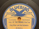 King Oliver Call Of The Freaks / Fess Williams Friction E+ 78rpm Record