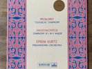 Prokofiev Sym. No.1 & Shostakovich Sym. No.1 Philharmonia Kurtz HMV ASD 263