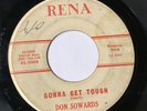 45 RPM Don Sowards RENA 2004 Gonna Get Tough BLUEGRASS VG