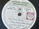 Rare LSB BBC 1934 one off recording, Miss Elsie Prince, shellac,