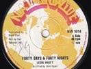 70s Roots Reggae LEON HYATT forty days & forty nights 1976 UK 7