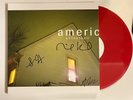 American Football -American Football 12” Red  Vinyl Lp Signed Autographed Deluxe