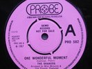 THE SHAKERS ONE WONDERFUL MOMENT UK PROBE RECORDS DEMO NORTHERN SOUL SINGLE