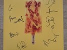 FULLY SIGNED VINYL COVER JAMES: YUMMY - LP RED AUTOGRAPHED