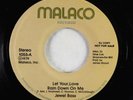 70s Soul 45 - Jewel Bass - Let Your Love Rain Down On Me - Malaco - promo