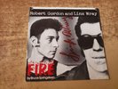 AUTOGRAPHED LINK WRAY VG+ SLEEVE 1970s Robert Gordon With Link Wray – Fire 45