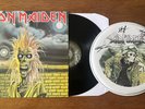 Iron Maiden: ‘Iron Maiden S/T’ 1980 12” Album Record + Airforce SIGNED Drum Skin