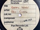 PETULA CLARK - Happy Heart - ONE SIDED VINYL PROMO ACETATE - UK - Pye - 1969