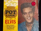 ELVIS PRESLEY - POT LUCK LP - LIVING STEREO -  BAGGIE - EX - NICE