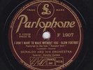 Geraldo And His Orchestra - I Don't Want To Walk Without You / Deep In The He...