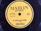 Marlin 804 Eddie Hope & Manish Boys LOST CHILD 78 rpm post-war  Southern Blues E