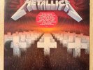 Metallica Master of Puppets 1986 White Label Promo WLP w/ Warning Sticker Vinyl