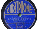 Orchestra Guido Curti La Radio en Fête 78 Tours Curtiphone 477
