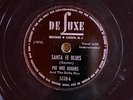 DeLuxe 3228 Pee Wee Hughes & Delta Cats SANTA FE  BLUES 78 rpm E+/E   post-war