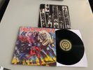 IRON MAIDEN..THE NUMBER OF THE BEAST.. RARE UK ISSUE ALBUM + INNER..EMC 3400