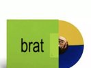 Charli XCX BRAT Sweat Tour Exclusive Split Blue  Yellow vinyl record SEALED New