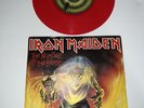 IRON MAIDEN NUMBER OF THE BEAST/REMEMBER TOMORROW RED 45” LP 7IN VINTAGE G+