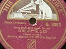 Bunny Berrigan His Master's Voice 78RPM Sobbin' Blues / Little Gates Special HMV