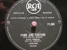 Elvis Presley 78 RPM / Stuck On You & Fame And Fortune (17-0624-WF)