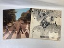 Vintage THE BEATLES REVOLVER & ABBEY ROAD Vinyl Records EUC