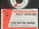 Philly Devotions – I Just Can't Say Goodbye 7'' PROMO 1975 TESTED EX MODERN SOUL