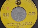 Elvis Presley PROMO-Single aus ITALIEN  