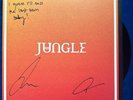 JUNGLE – VOLCANO HAND SIGNED VINYL LP  BLACK AUTOGRAPHED WİTH LYRICS