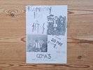 RUDIMENTARY PENI / S-HATERS UK 1981 LIVE GIG ORIG PROMO FLYER ANARCHO PUNK CRASS