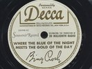 BING CROSBY Blue Of The Night Gold Day / Home On The Range DECCA NONE VG 78 10