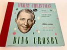 1945 Bing Crosby Merry Christmas 78 rpm 4-Record Set Decca A-550, Binder TESTED